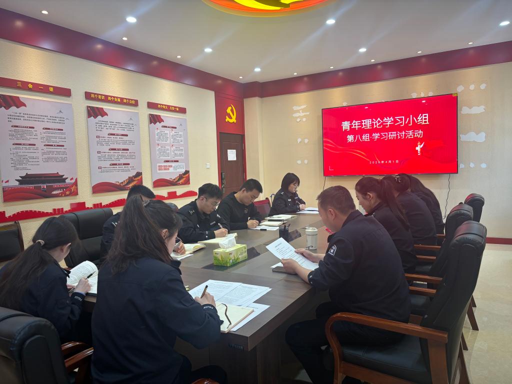 我院青年理论学习小组开展王妙丽同志先进事迹专题学习活动
